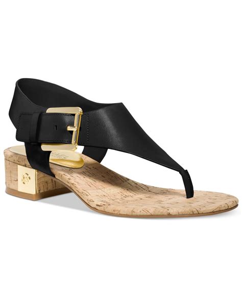 michael kors black sandals women